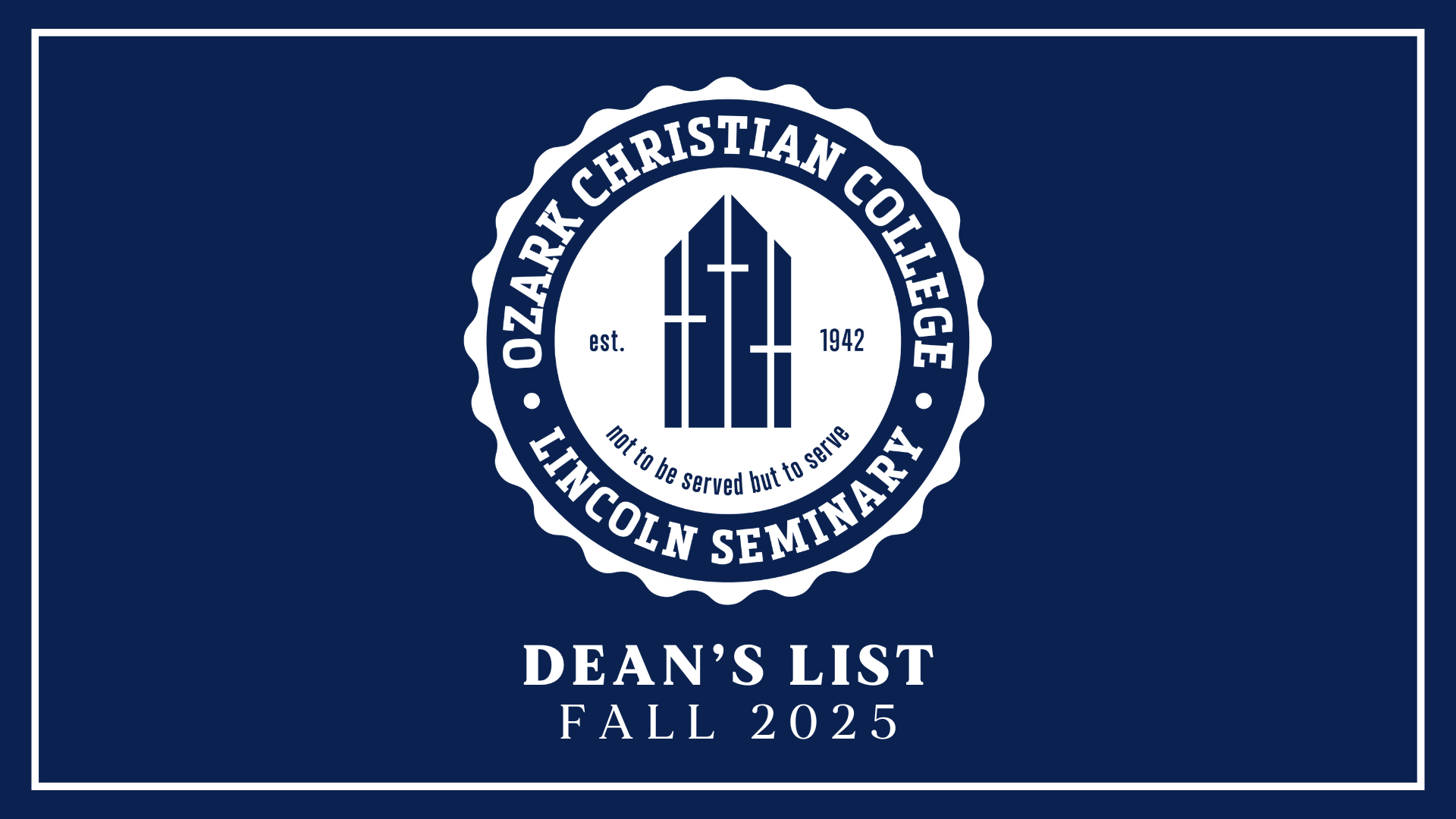 DEANS LIST Header